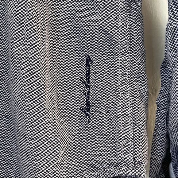 Men's Louis Philipe Blue & White Dress Shirt - Picture 3 of 8